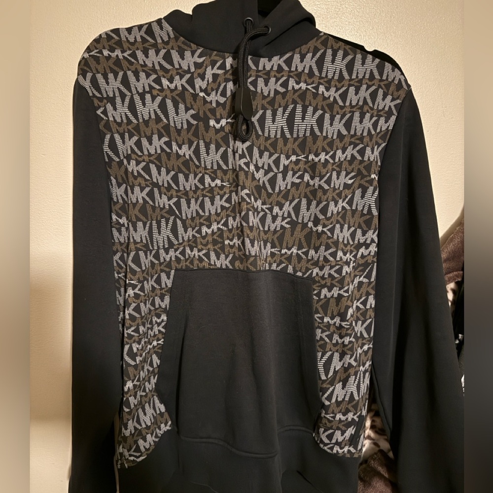 Michael Kors Black and Brown Men's Sweater
